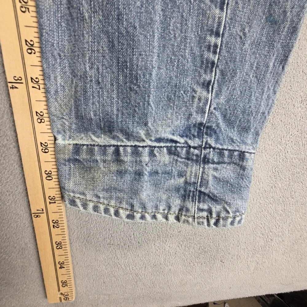 Vintage Levis Engineered Jeans Mens 30x32 Blue Twisted Button Fly Medium Wash